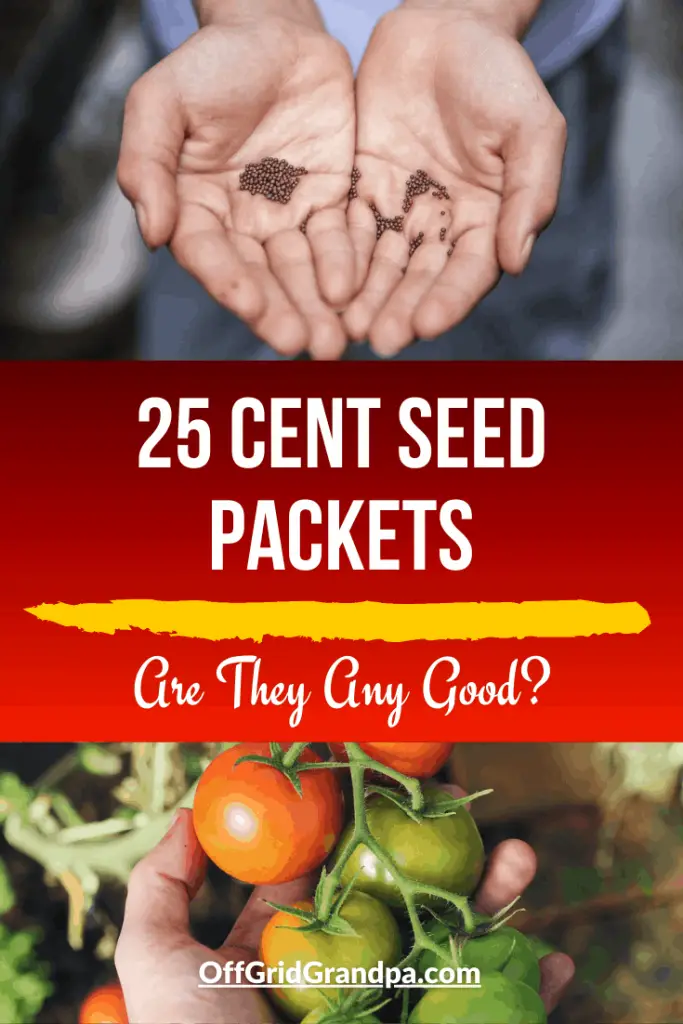 25 cent seed packet